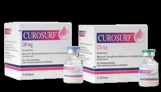 PRODUKTEUND THERAPIEANSÄTZE 23 Curosurf 120 mg / 240 mg Phospholipidfraktion aus Schweinelunge Suspension zur endotracheopulmonalen Instillation Zur Therapie der