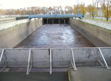 Regenrückhaltebecken der Kläranlage Bonn-Bad Godesberg 2006 - Sichtprüfungen - Betonüberdeckungsmessungen - Bohrkernentnahme - Bestimmung der