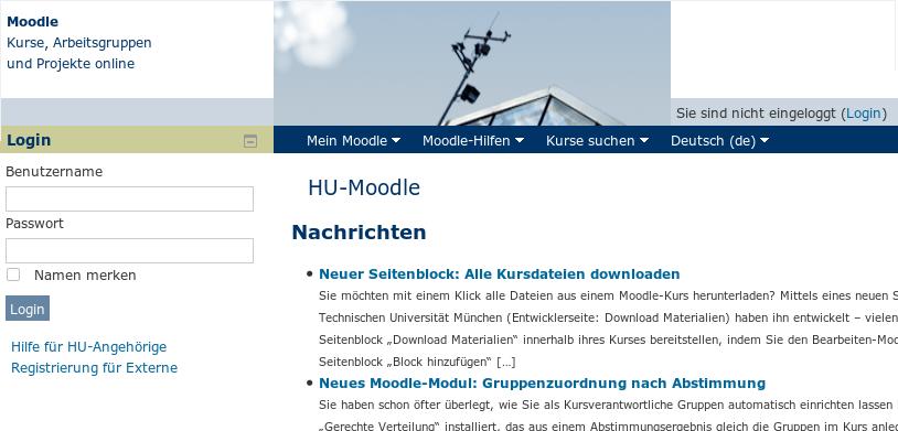 Moodle Lehr- und