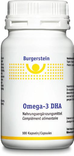 14 Mikronährstoffe für Kinderwunsch, Schwangerschaft & Stillzeit Burgerstein Omega-3 DHA Die Lieblings-Fettsäure Ihres Hirns.