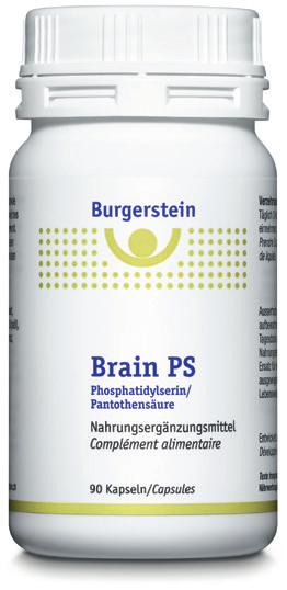 Mikronährstoffe für spezielle Bedürfnisse 21 Burgerstein Brain PS Mehr Leistung für Ihre Hirnzellen.