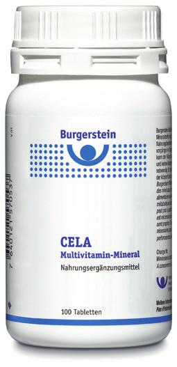 8 Mikronährstoffe für die Grundversorgung Mikronährstoffe für die Grundversorgung Burgerstein Multivitamin- Mineral CELA Rundum versorgt Tag für Tag.