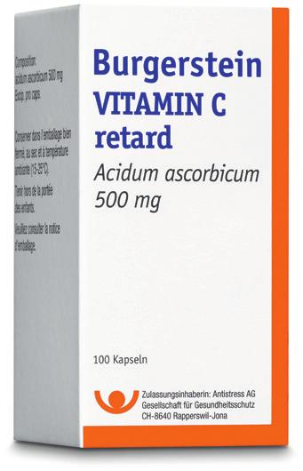 Mikronährstoffe für das Immunsystem 9 Mikronährstoffe für das Immunsystem Burgerstein Vitamin C retard Wirkt und wirkt und wirkt 8 bis 24 Stunden lang.