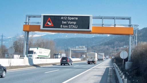Mit den Verkehrsbeeinflussungsanlagen auf der S 1 (Bereich Vösendorf-Schwechat) und der A 7 (Bereich Bindermichl) werden 2006 weitere Verbesserungen in der Verkehrssicherheit zu verzeichnen sein.