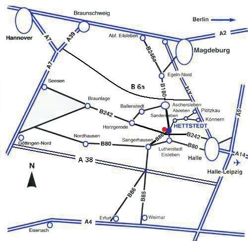 Verkehr und Infrastruktur Die Stadt Hettstedt ist an die Bundesstraße B 180n an das überregionale Verkehrsnetz angebunden.