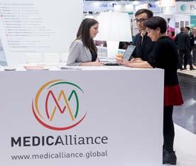 STARTSCHUSS FÜR MEDICAlliance Neue Dachmarke bündelt weltweites Messe-Know-how Die MEDICA 2017 war Aufhänger für die