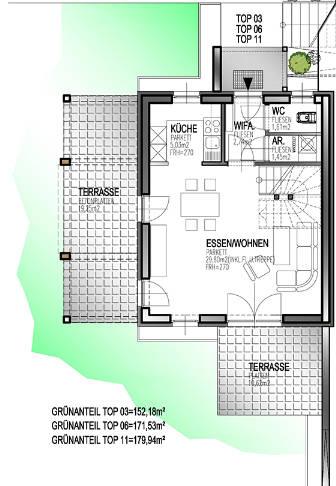 2 Garten 171,94 m 2 Zimmer 14,23 m 2 Zimmer 10,81 m 2 Bad 7,82 m 2 Gangfläche 2,94 m 2 Balkon 19,05