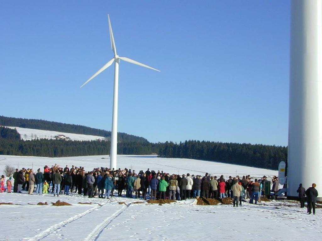 Bevölkerung ist aktiv und interessiert! Rund 7.000 ÖsterreicherInnen sind MiteigentümerInnen an den Windkraftanlagen!