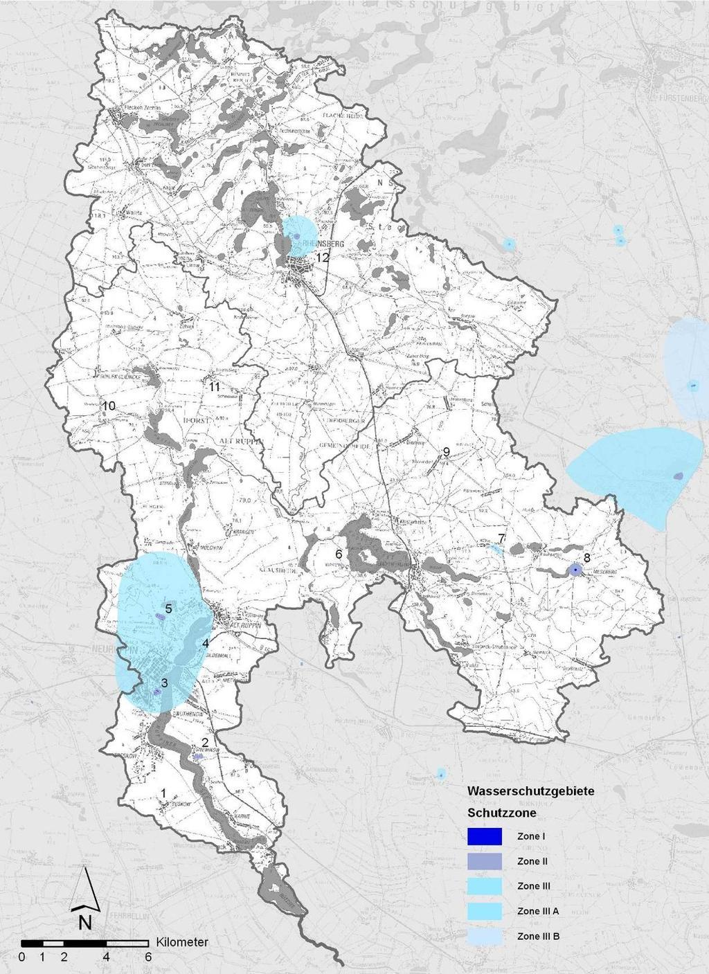 Abbildung 15: Wasserschutzgebiete