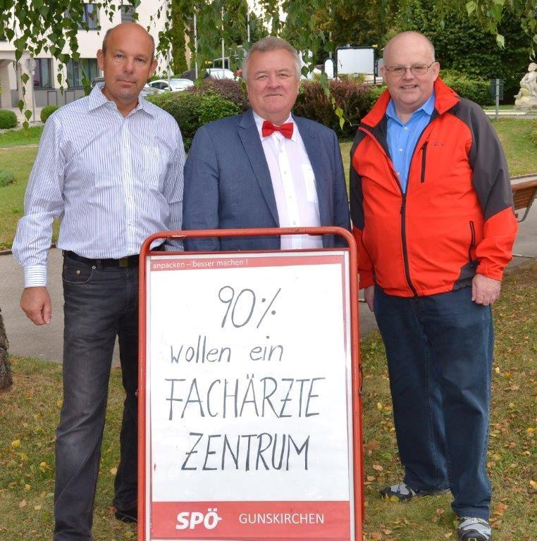 Die SPÖ Gunskirchen setzt sich daher für ein Fachärztezentrum ein, welches im Zuge des Ausbaus und der Renovierung des Seniorenwohn-