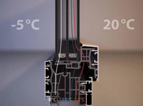 10 Wärmedämmung im Detail Hervorragende Wärmedämmwerte bis Uw 0,84 W/m²K -5 C 20 C 0 C 10 C 13 C Das neue Fenster- und Türensystem FIN- Project von FINSTRAL setzt zukunftsweisende Maßstäbe im