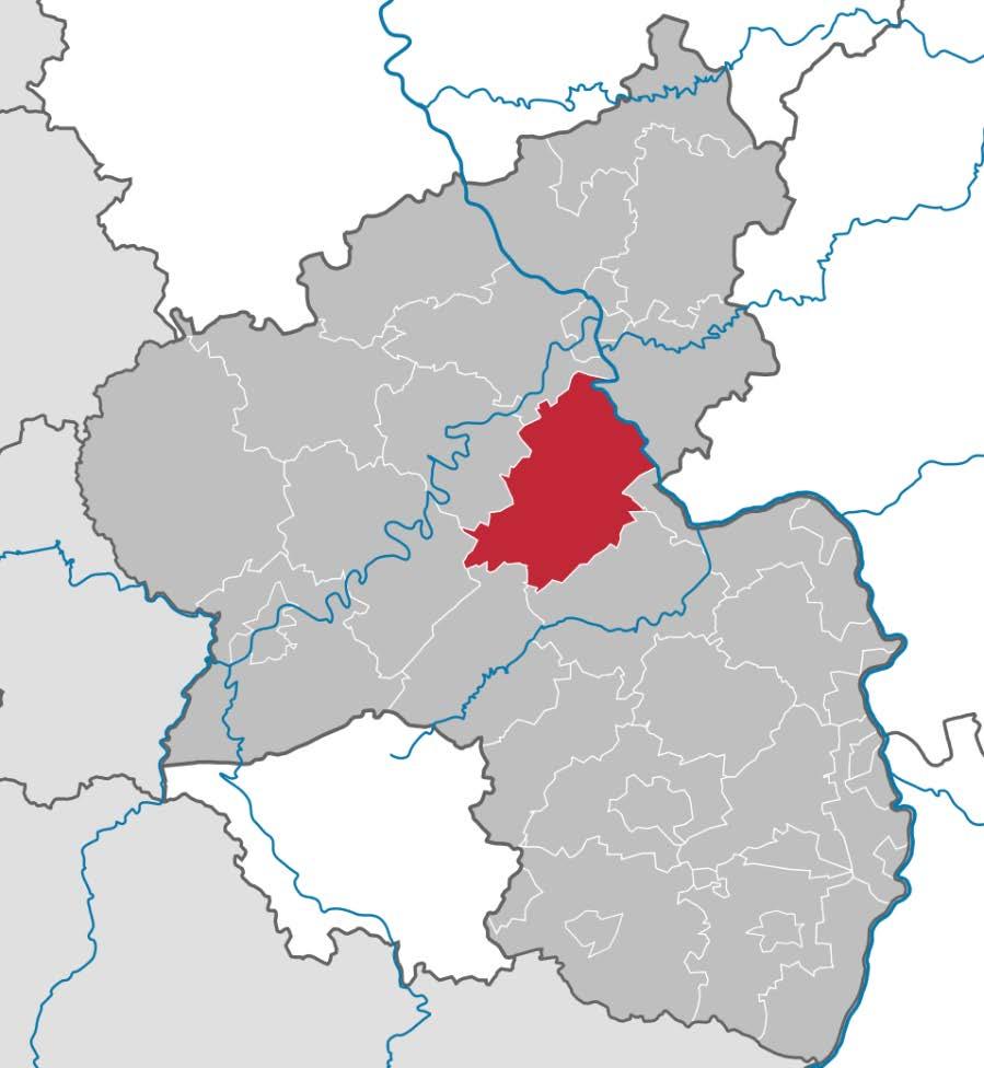 Ausgangslage im Rhein-Hunsrück-Kreis Stromlieferant für die umliegenden Stromsenken Der ländliche Raum ist Energieanbauer für die umliegenden Großstädte Der geografische Mittelpunkt (MP) von RLP