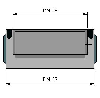 Ventilwerkstoff PVT geeignet. Adapter von DN10-3/4" auf M20x1,5 Passend für Anschlussset zu Schlauch 12 x 9. Werkstoff Bestell-Nr.