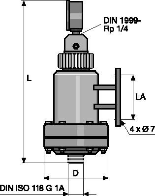 1.8 Hydraulisches/Mechanisches Zubehör 1.8.7 Blasenspeicher Pulsationsdämpfer mit Trennmembrane/Blase zur Trennung zwischen Gaspolster und Dosierchemikalie werden eingesetzt für pulsationsarme