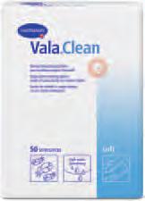 Vala Clean basic, Einmal-Waschhandschuhe Vala Clean soft, Einmal-Waschhandschuhe Vala Clean fi lm, Einmal-Waschhandschuhe Vala Clean extra, Einmal-Tücher Vala