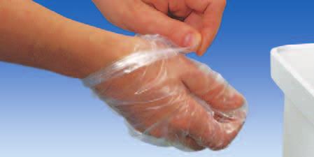 Untersuchungshandschuhe Sonstige 159 Peha-fol Der wirtschaftliche Folienhandschuh für unhygienische Arbeiten Einmal-Handschuhe aus dünner und