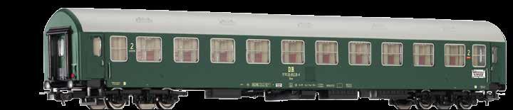 Reisezugwagenset Interzonenzug 1 der DR, bestehend aus zwei Reisezugwagen Typ Y/B 70