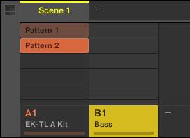 Eine Basslinie hinzufügen Ein Instrumenten-Plug-in für den Bass nutzen Ein neuer Name für Group B1.