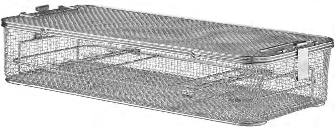 Sterilization Basket low - standard Sterilization - Storage - Transport Sterilisationskorb niedrig - Standard Sterilisation - Lagerung - Transport Gesamthöhe / Total height Réf. / Ref.