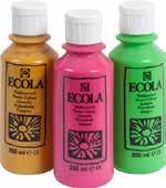 Talens Plakatfarben Ecola, 250 ml Gebrauchsfertige, dickflüssige Deckfarbe. Ecola kann mit Wasser weiterverdünnt werden und lässt sich sowohl deckend als auch transparent auftragen.