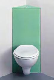 Z NEU: Zubehör Missel Kompakt-Spülrohr und Missel Kompakt-Elemente Missel Dekor Missel Dekore für Kompakt-Spülrohr für Wand-WC (Eckmontage 45 )