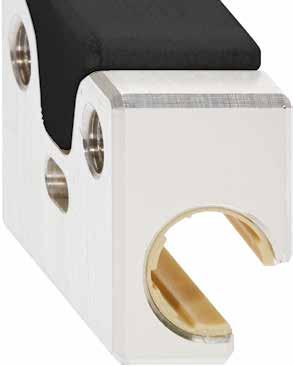 Hybrid bearings are now available made of robust, corrosion-resistant stainless steel for control panels or safety doors.