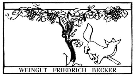 L E O N H A R D B A D E R S L I E B L I N G S W E I N G U T P F A L Z Nicht nur die Liebe zu Wein, sondern inzwischen auch eine enge Freundschaft verbinden Friedrich Becker jun.