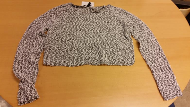 6110-6112 Gewirkter Pullover mit langen Ärmeln, für Frauen aus 100 % Polyester, den