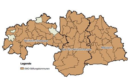 Bürgerstiftung Energiewende Oberland Hauptakteur Vernetzung vor 2005: nur vereinzelte Aktivitäten 2005: Gründung Bürgerstiftung
