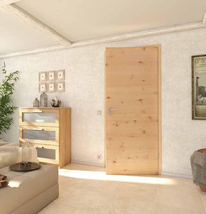 Holztüren Glattes Element, Eiche Wallis Cross, Zarge EE, 3-teiliges Standardband Wer zu Hause gerne mit natürlichen Materialien wohnt und hochwertige
