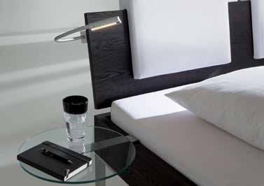 Background lighting suitable for all widths of headboards or for wall panels.