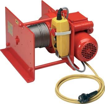 ISO 9001 CERTIFIED COMPANY PREMIUM LINE 7 / E LIFTBOY ELEKTROSEILWINDE/ ELECTRIC WIREROPE WINCH/ TREUIL ÉLECTRIQUE Zu Heben () und Ziehen for lifting () and pulling treuil de levage () et de halage