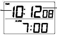 Pâlpâie orele Pâlpâie minutele 1. Cifrele orelor şi minutelor încep să. 2. Utilizaţi butonul AL/HOUR pentru reglarea orelor şi butonul MODE/MIN pentru reglarea minutelor. 3.