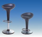 anthracite, legs chrome arhocker Tabouret arstool anthrazit, Fuss verchromt anthracite, pieds chromés