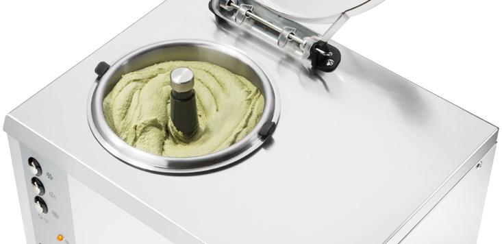The software developed by Nemox allows to detect the density of your gelato.