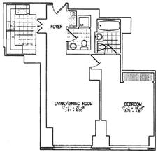 033 3-Bedroom Apartment floorplan [