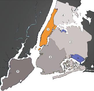des ausgewählten Grundstücks [ google earth 2011 (Stand: 03/2011) ] 143 Manhattan [