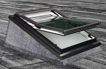 Lemovanie EBR Rx FLD zdvihový rám pre strešné okná na plochú strechu ERA Rx zdvihový rám pre strešné okná na šikmú strechu + stabilný zateplený zdvihový rám na plochú strechu + možnosť osadenia