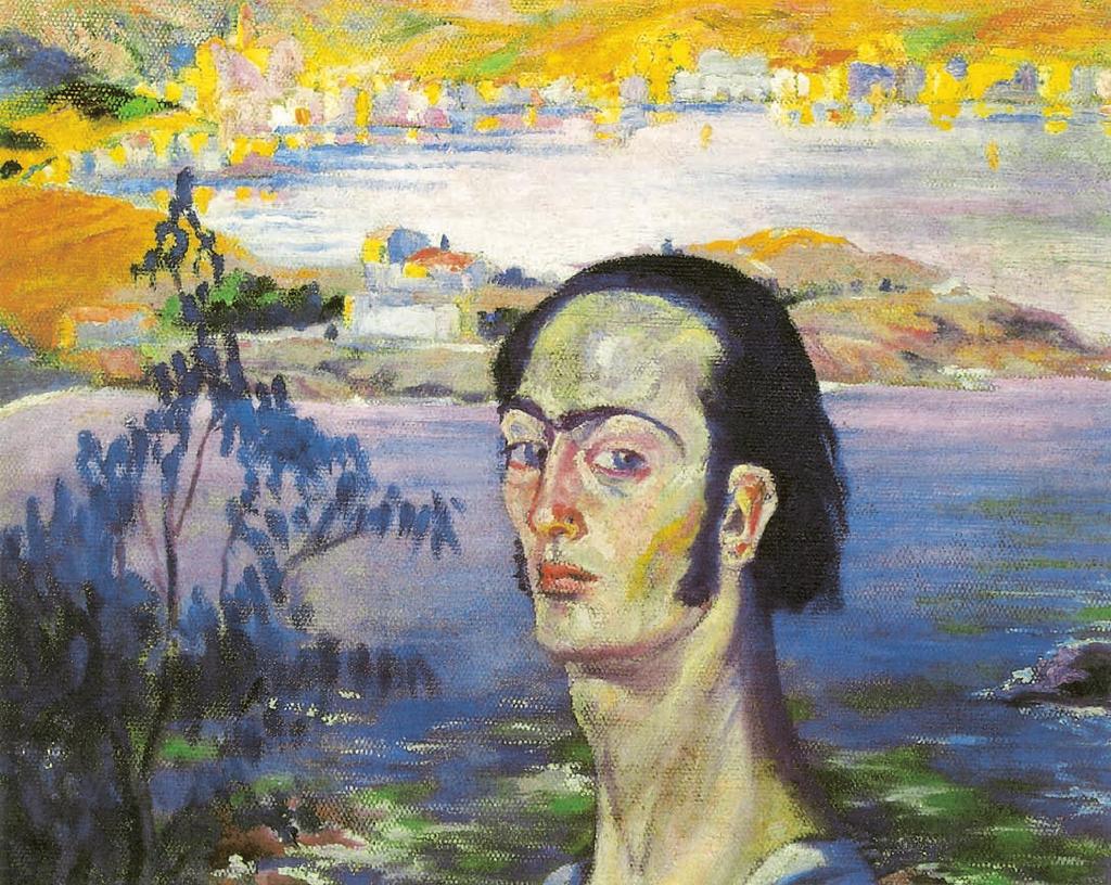 4. Selbstbildnis mit Raffaels Hals, 1920-1921. Öl auf Leinwand. 41,5 x 53 cm Gala-Salvador Dalí- Stiftung, Figueras.