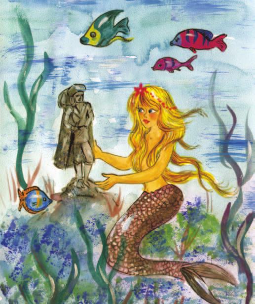 Does the Little Mermaid want to know more about the humans world? A) Yes, she does. B) Yes, she doesn t. C) Not really. D) No, she does. E) No, she doesn t. 7. The Little Mermaid has.