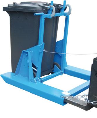 Stahlkonstruktion Einfahrtaschen für Gabelzinkenaufnahme geeignet für Gabelstapler, Radlader und weitere Trägerfahrzeuge mit Gabelzinken Sicherung gegen unbeabsichtigtes