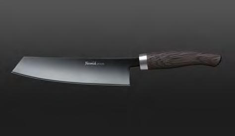 NESMUK MESSER Handgemachte Messer aus Hochleistungsstahl, sehr feines Metallgefüge durch Niob-Legierung, HRC 61, Janus-Messer mit DLC-Beschichtung (Diamond-like Carbon), 18 verschiedene