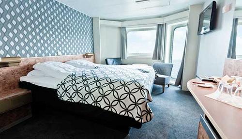 Auf der PRINCESS SEAWAYS stehen Kabinen für 2 und 3 Personen zu Verfügung; alle mit Doppelbett ausgestattet.