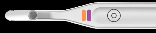 Durch die Bohrerführung TriLock PLUS bohren Mit dem Spiralbohrer für Kernlochbohrungen (ein violetter Farbring) durch die