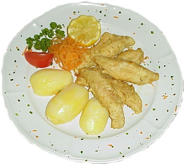 tatare / Deep fried perch-fillets with sauce tartare Felchenfilets / filets de