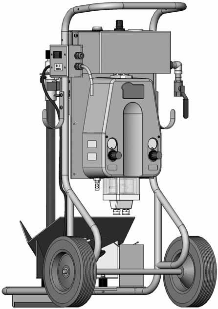 Systeme sind mit Vibratormotoren mit 5 VAC, 60 Hz oder 0 VAC, 50 Hz erhältlich und enthalten eine Prodigy HDLV Hochleistungs-Transferpumpe.