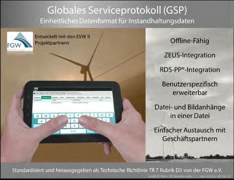 2.1.3 Globales Service Protokoll Darstellung der Das Globale-Service-Protokoll (kurz GSP) ist eine auf Initiative und unter wesentlicher Beteiligung der EVW-Projektpartner entwickelte Richtlinie, die