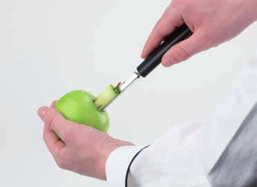 Apfelentkerner ORANGE apple corer descorazonador de manzana vide-pomme durch leichtes Drehen kann das Kerngehäuse von Äpfeln, Birnen und anderen Früchten sorgsam herausgeholt