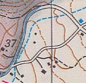 Ein Vergleich der Darstellung in der topografischen Karte mit den beiden Originalkarten zeigt die Differenzen: Strassen topo. Repr. Strassen topo. Original Strassen geol.