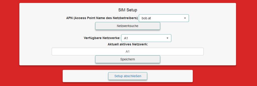 7 Setup Konfiguration der Kontodaten für Email-Protokollierung, WebSMS und SIM-Karte E-Mail
